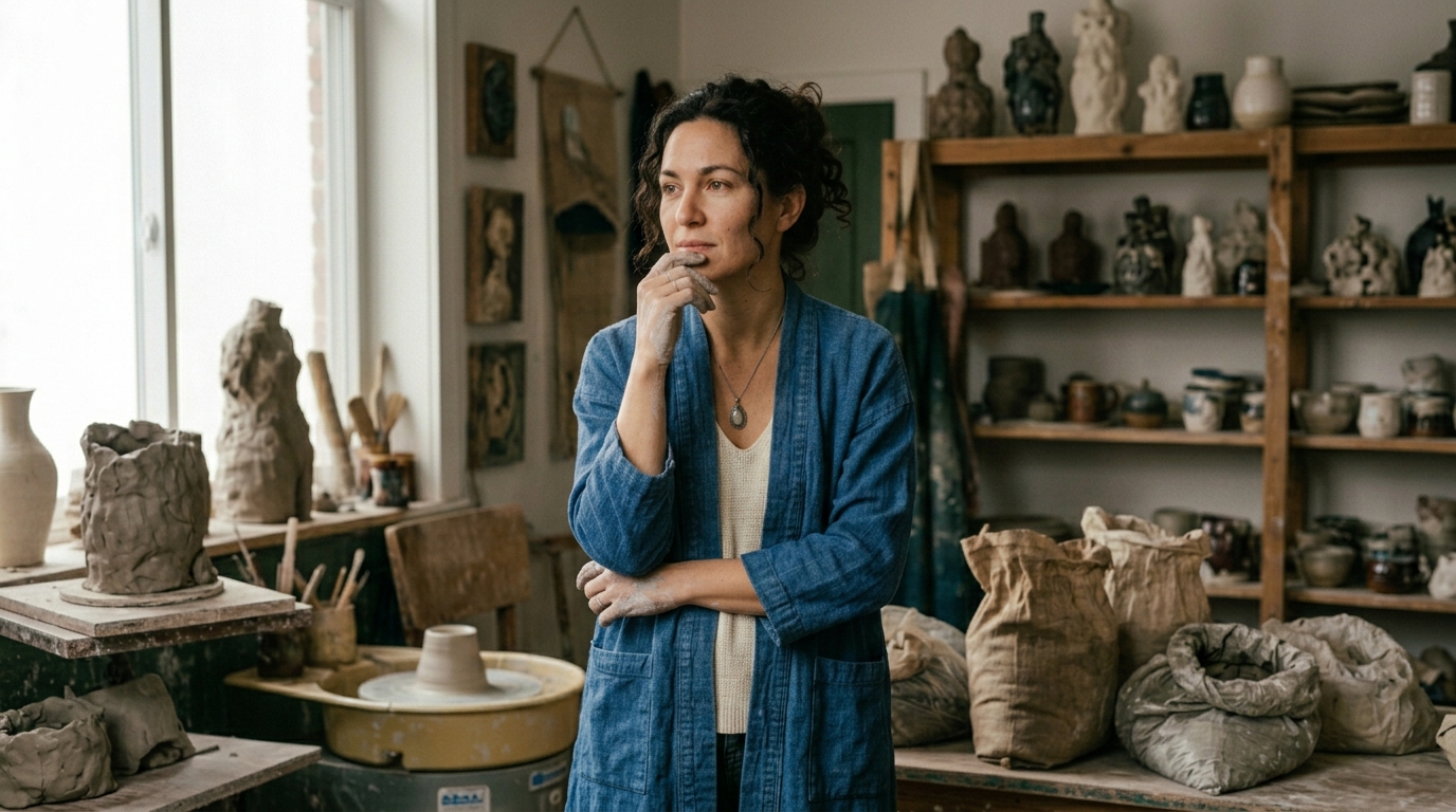 Editorial illustration style output — showing contrasting art direction for the same subject with different style prompting