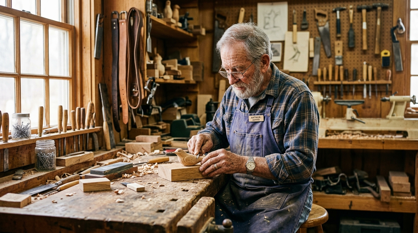 AI-generated clean graphic design output — showing DALL·E 3's approach to structured, clean visual compositions for logo work