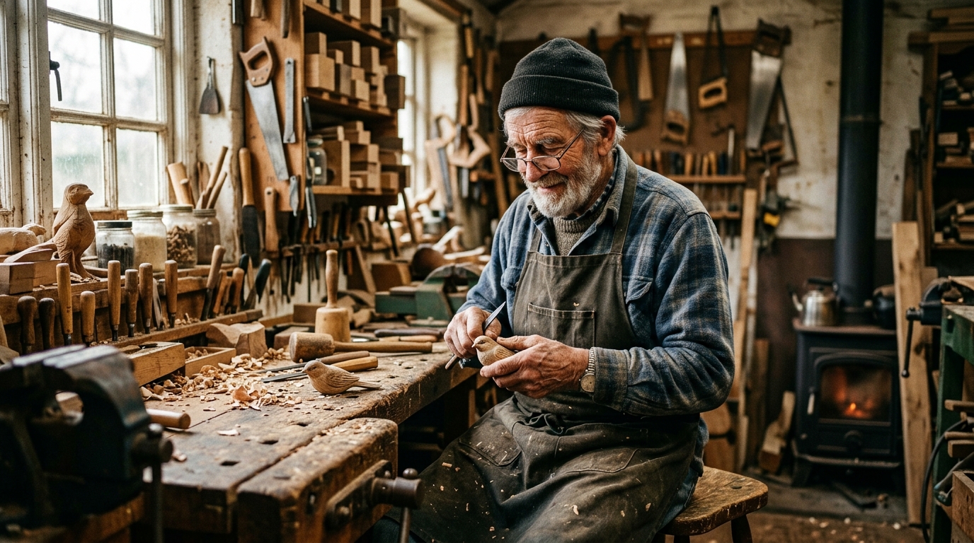 AI-generated brand visual showing clean geometric design and consistent color palette — illustrating how AI tools approach brand identity creation