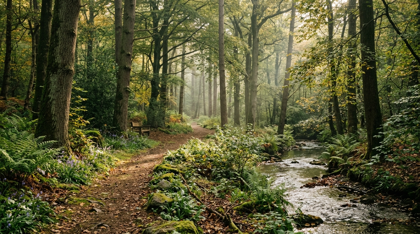 AI image with different lighting — peaceful soft atmosphere showing how lighting descriptors change the entire mood